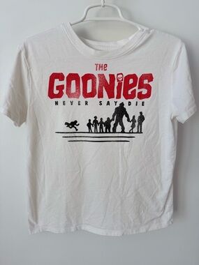 Officially Licensed Goonies “Goonies Never Say Die” Graphic Shirt Sleeve Shirt